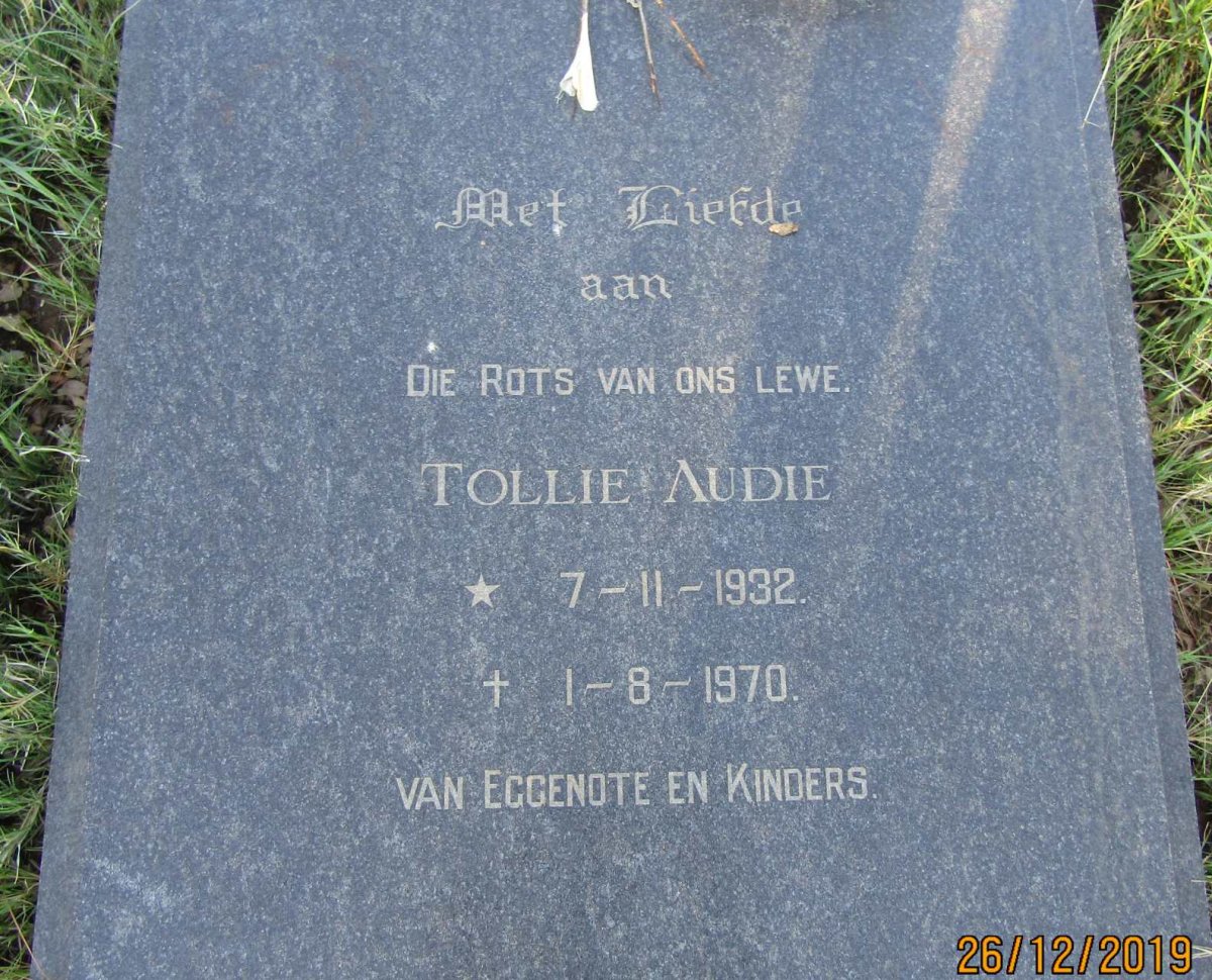 AUDIE Tollie 1932-1970