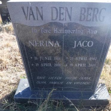 BERG Jaco, van den 1982-2000 &amp; Nerina 1984-2000