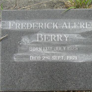 BERRY Frederick Alfred 1925-1969