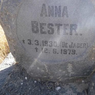 BESTER Anna nee DE JAGER 1930-1979