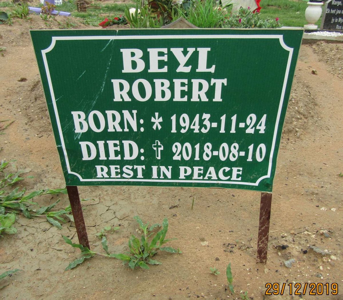 BEYL Robert 1943-2018