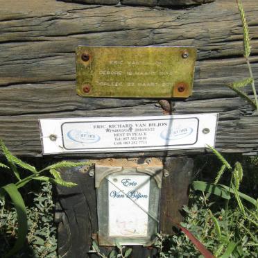 BILJON Eric Richard, van 1948-2016