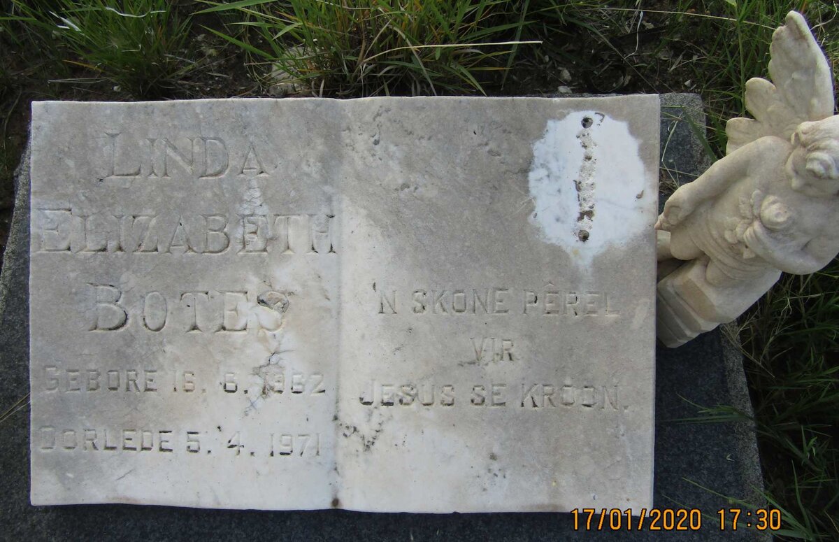 BOTES Linda Elizabeth 1962-1971