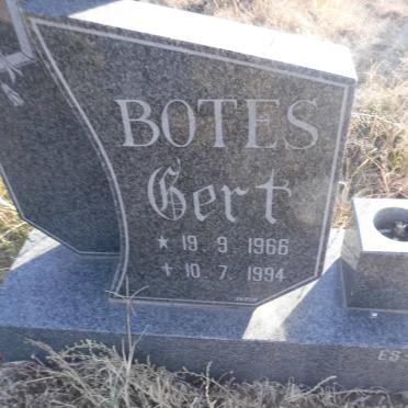 BOTES Gert 1966-1994