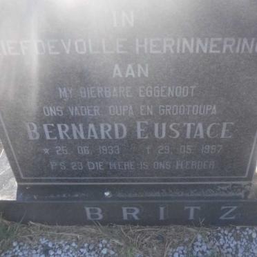 BRITZ Bernard Eustace 1933-1997