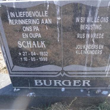 BURGER Schalk 1932-1998