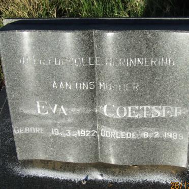 COETSEE Eva 1922-1989