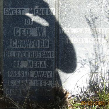 CRAWFORD Geo W. -1952