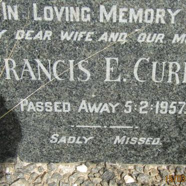 CURRIN Francis E. -1957