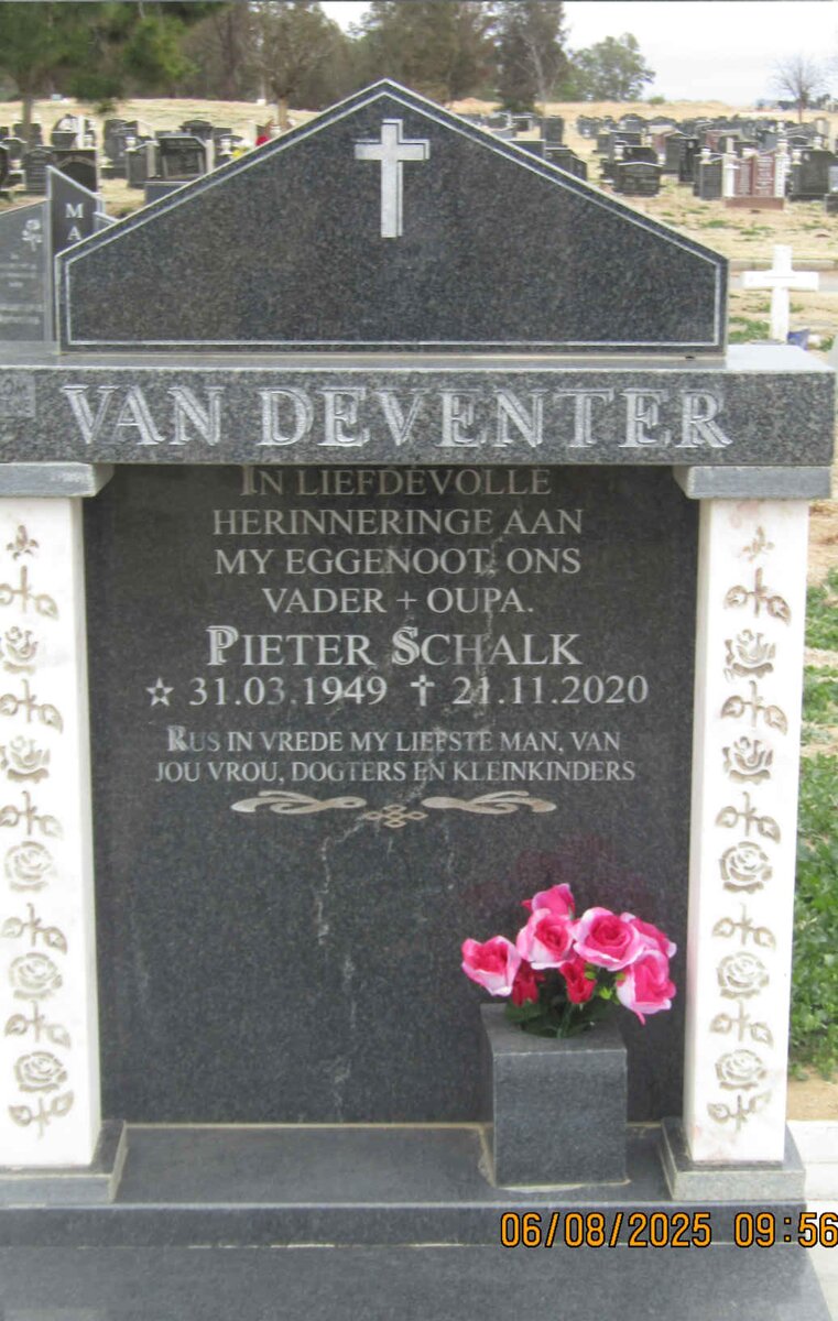 DEVENTER Pieter Schalk, van 1949-2020
