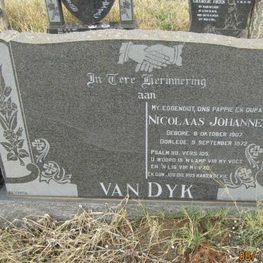 DYK Nicolaas Johannes, van 1907-1972