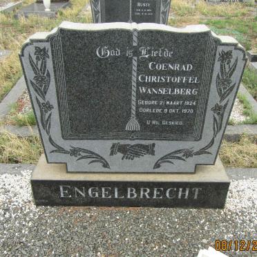 ENGELBRECHT Coenrad Christoffel Wanselberg 1924-1970