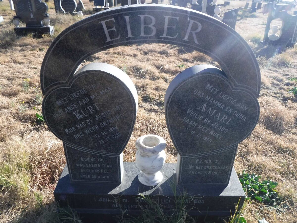 EIBER Kurt 1958-1999 &amp; Amari 1956-