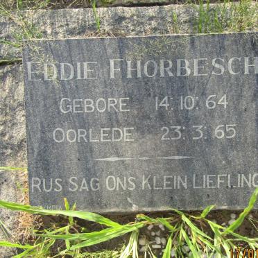 FHORBESCH Eddie 1964-1965