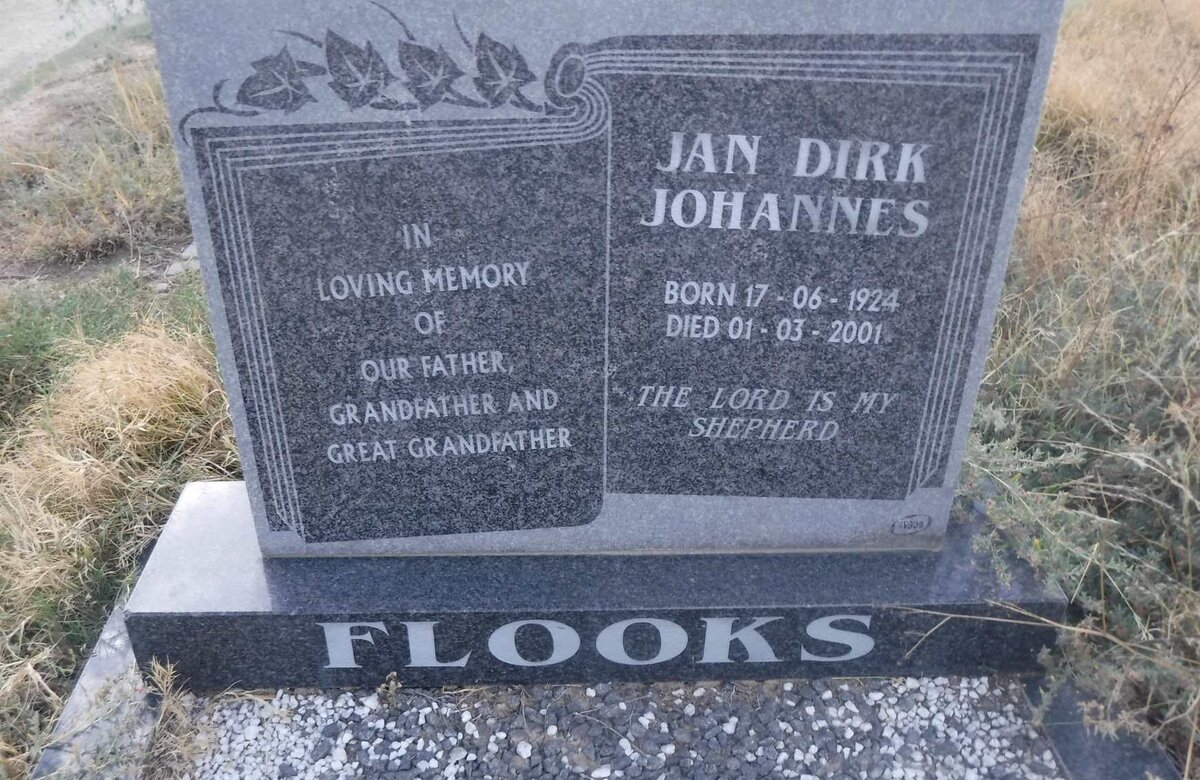 FLOOKS Jan Dirk Johannes 1924-2001