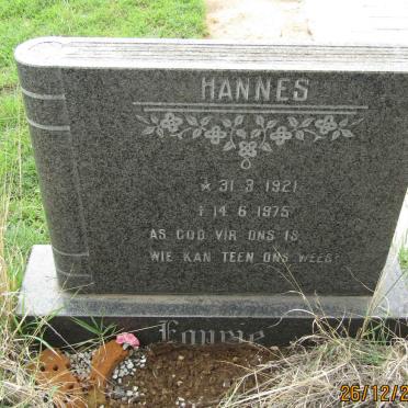 FOURIE Hannes 1921-1975