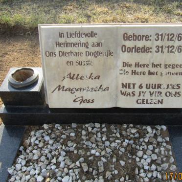 GOSS Alleska Magarietha 1967-1967