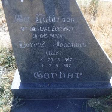 GERBER Barend Johannes 1947-1987