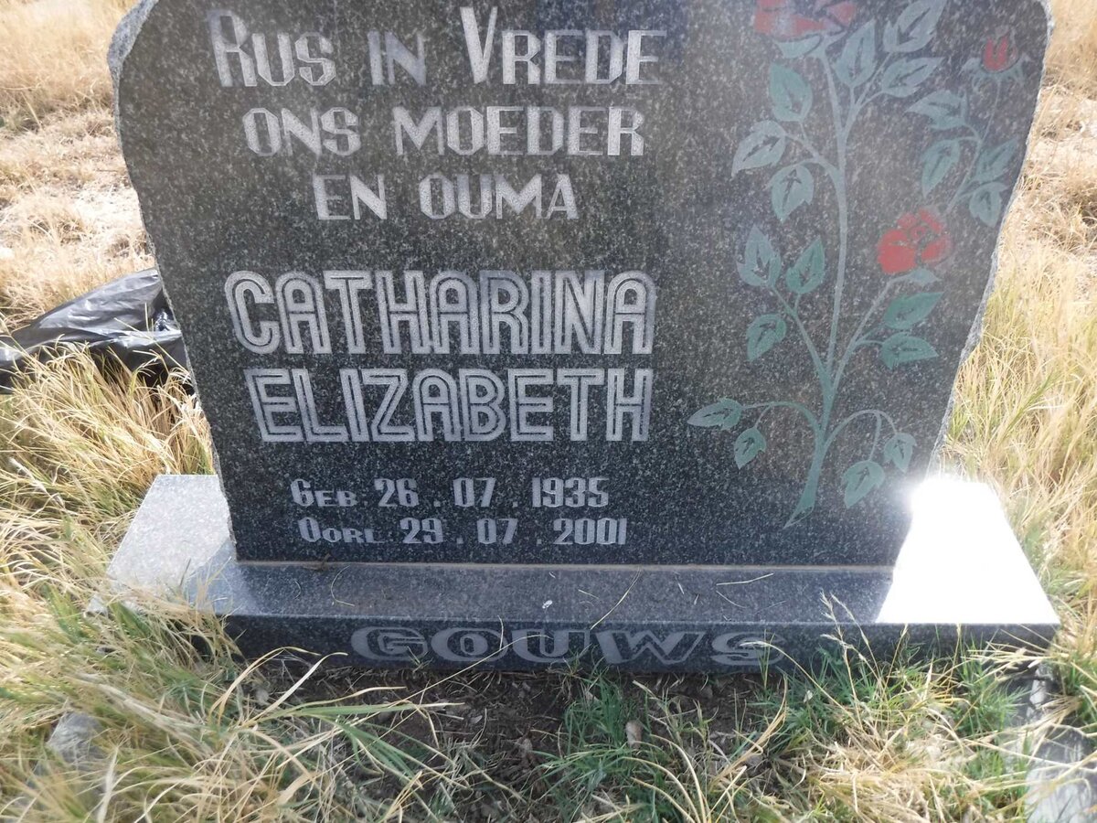GOUWS Catharina Elizabeth 1935-2001