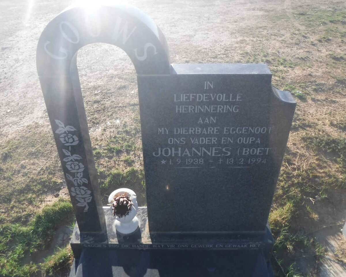 GOUWS Johannes 1938-1994