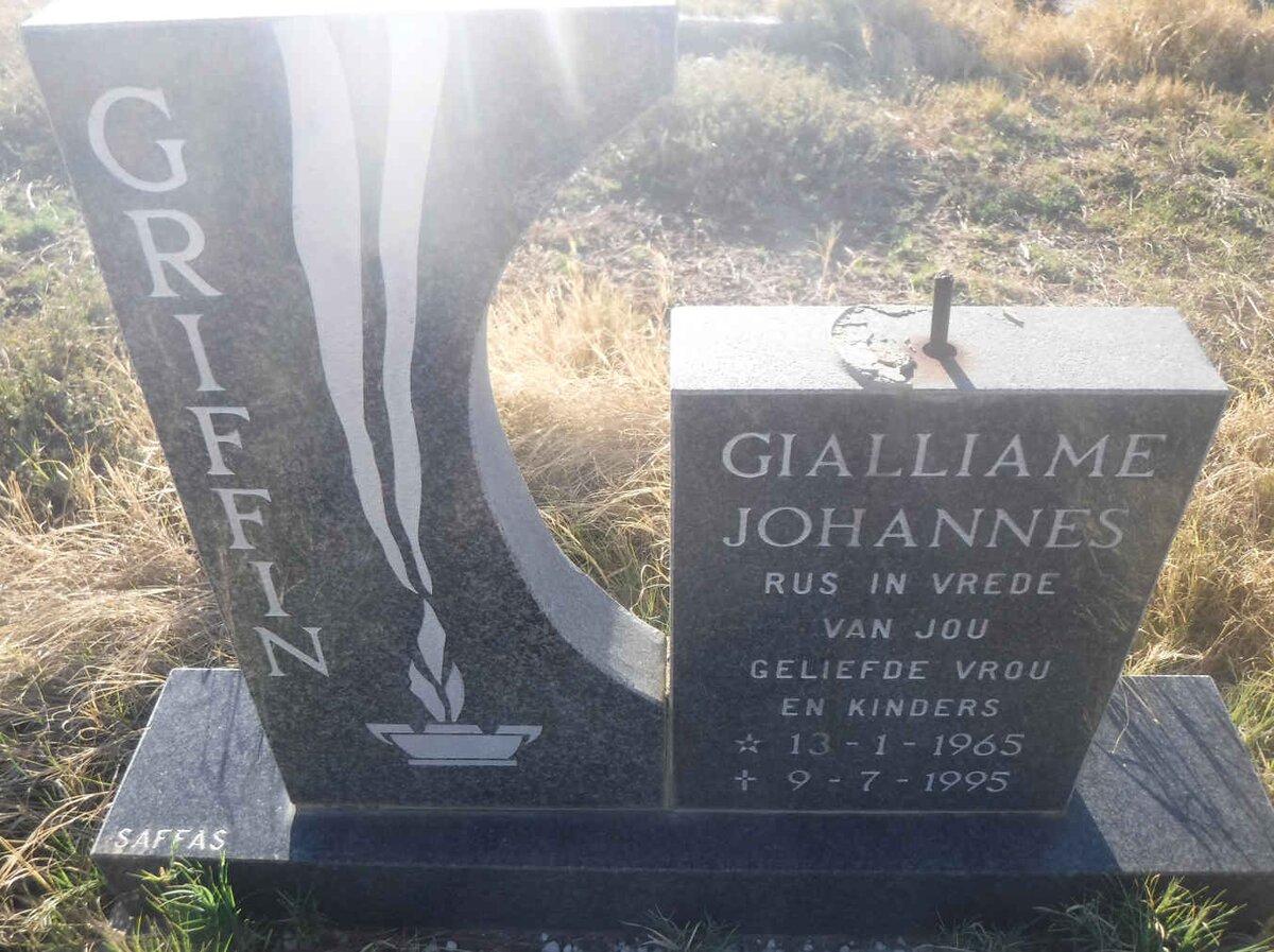 GRIFFIN Gialliame Johannes 1965-1995