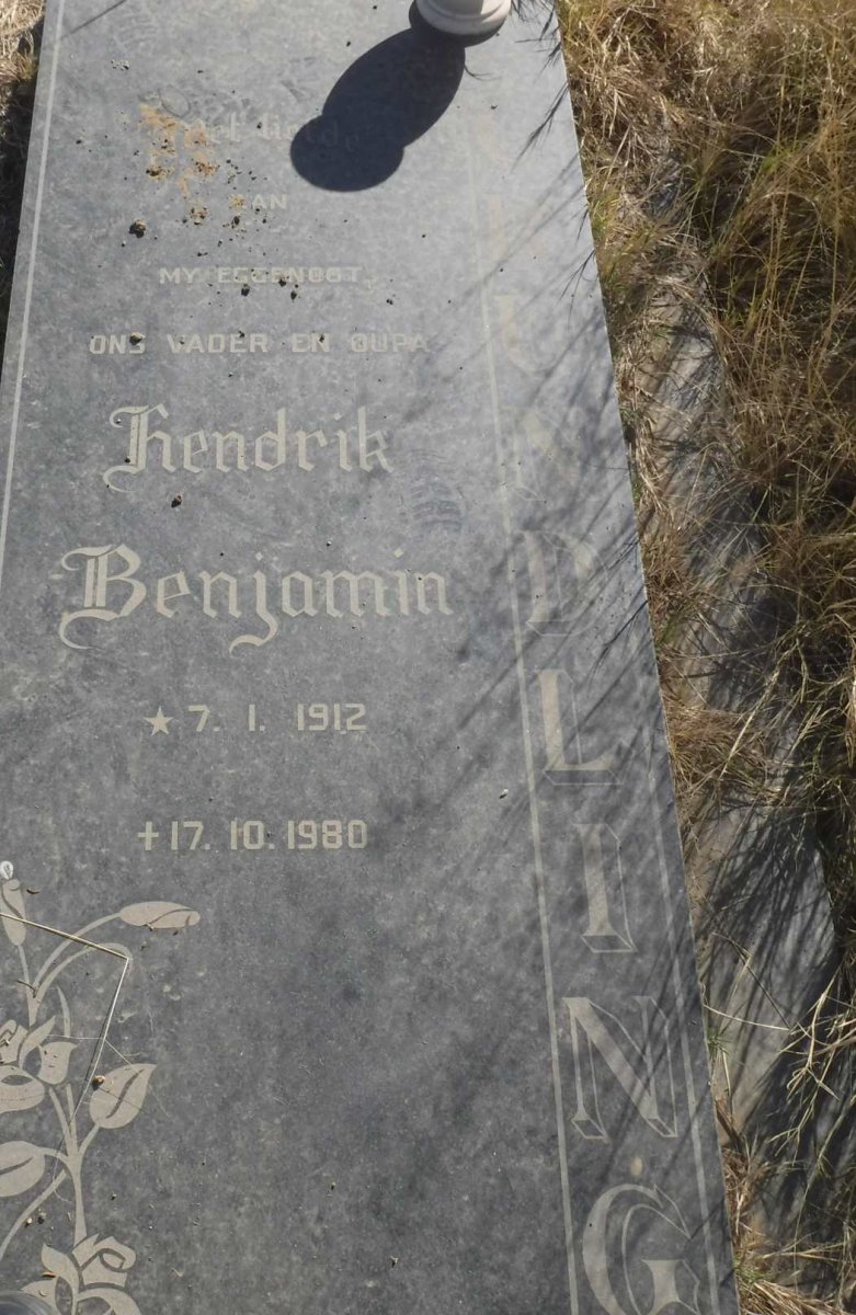 GRUNDLING Hendrik Benjamin 1912-1980