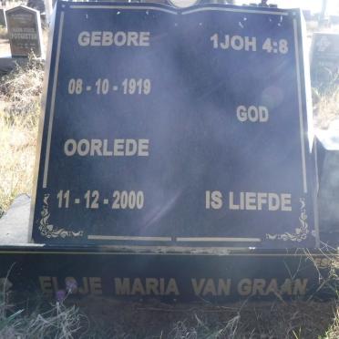 GRAAN Elsje Maria, van 1919-2000