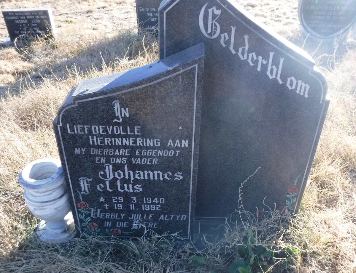 GELDERBLOM Johannes Feltus 1940-1992