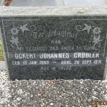 GROBLER Ockert Johannes 1903-1971