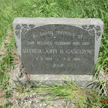 GASCOYNE Arthur John B. 1904-1966