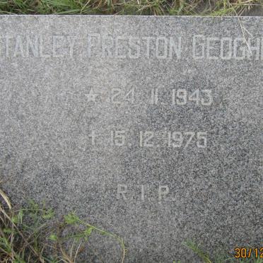 GEOGHEGAN Stanley Preston 1943-1975