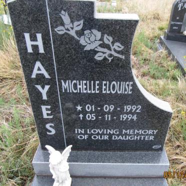 HAYES Michelle Elouise 1992-1994