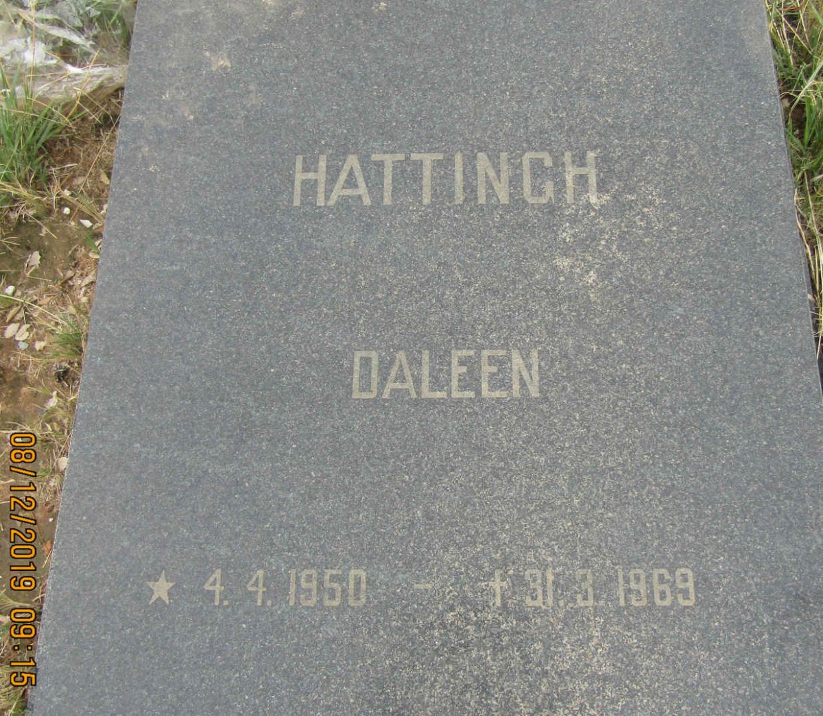 HATTINGH Daleen 1950-1969