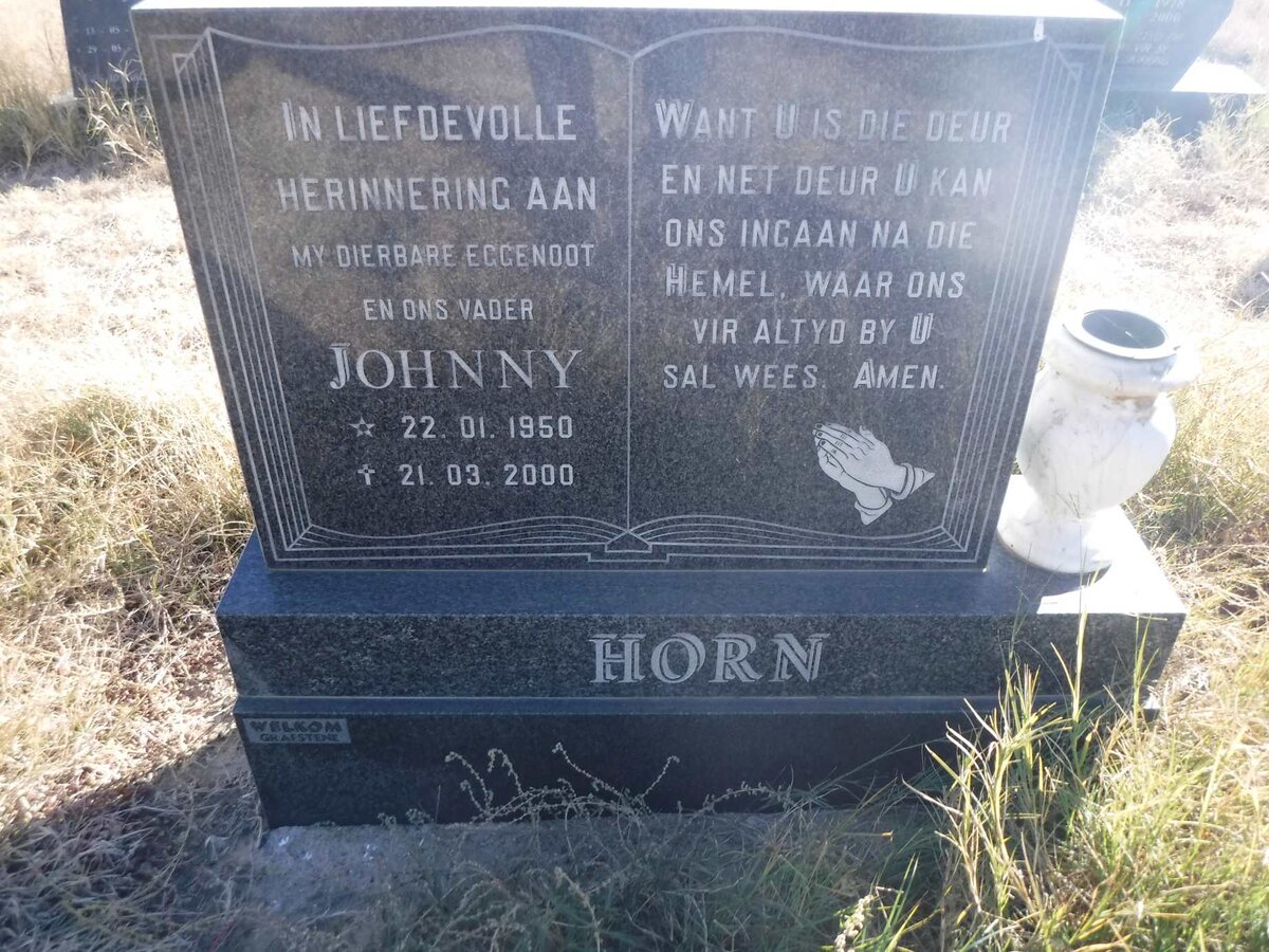 HORN Johnny 1950-2000