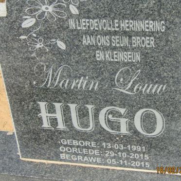 HUGO Martin Louw 1991-2015