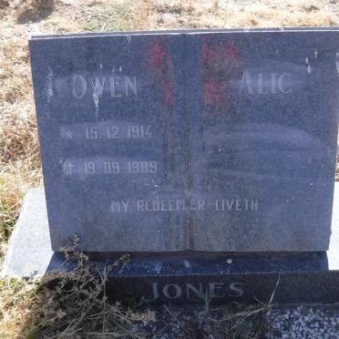 JONES Owen Alic 1914-1989