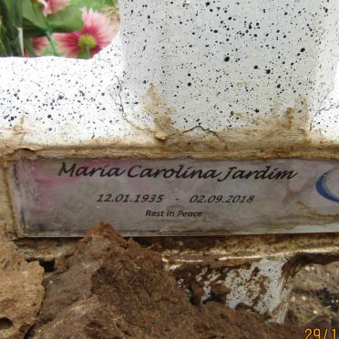JARDIM Maria Carolina 1935-2018