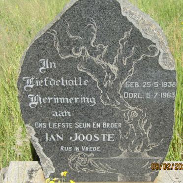 JOOSTE Ian 1938-1963