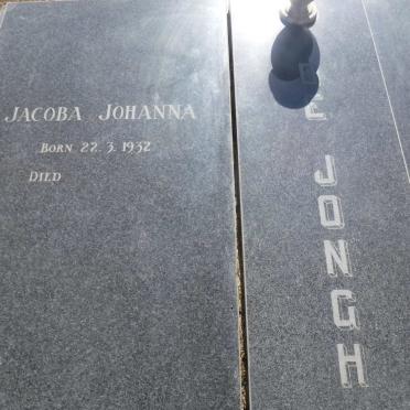 JONGH Cecil Gilbert, de 1922-1986 &amp; Jacoba Johanna 1932-