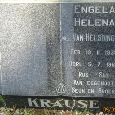 KRAUSE Engela Helena nee VAN HELSDINGEN 1939-1962