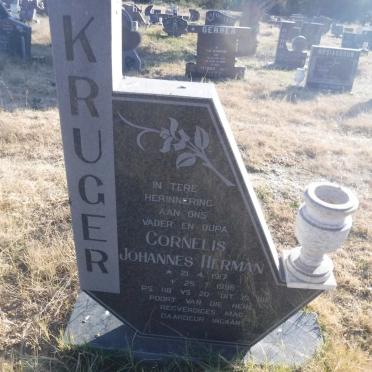 KRUGER Cornelis Johannes Herman 1917-1996