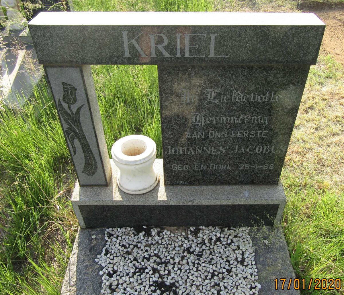 KRIEL Johannes Jacobus 1968-1968