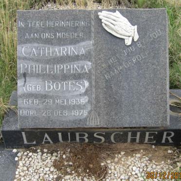 LAUBSCHER Catharina Phillippina BOTES 1935-1975