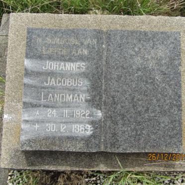 LANDMAN Johannes Jacobus 1922-1969