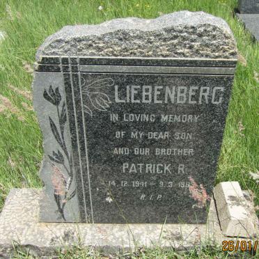 LIEBENBERG Patrick R. 1941-1963