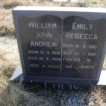 LOUW William John Andrew 1906-1984 &amp; Emily Rebecca 1910-1996