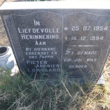 LOMBAARD Pieter Andries 1954-1994