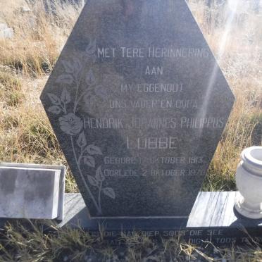 LUBBE Hendrik Johannes Philippus 1913-1978