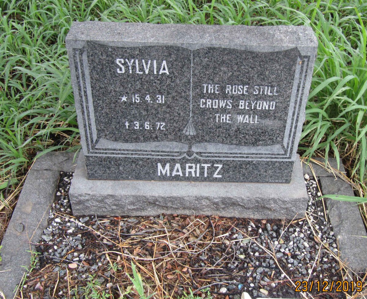 MARITZ Sylvia 1931-1972