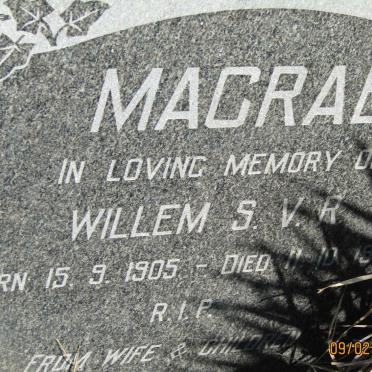 MACRAE Willem S.V.R. 1905-1966